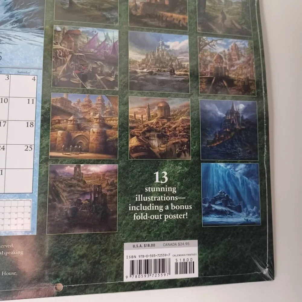 George R.R. Martin NEW A Song of Ice and Fire 2025 Calendar -Sealed